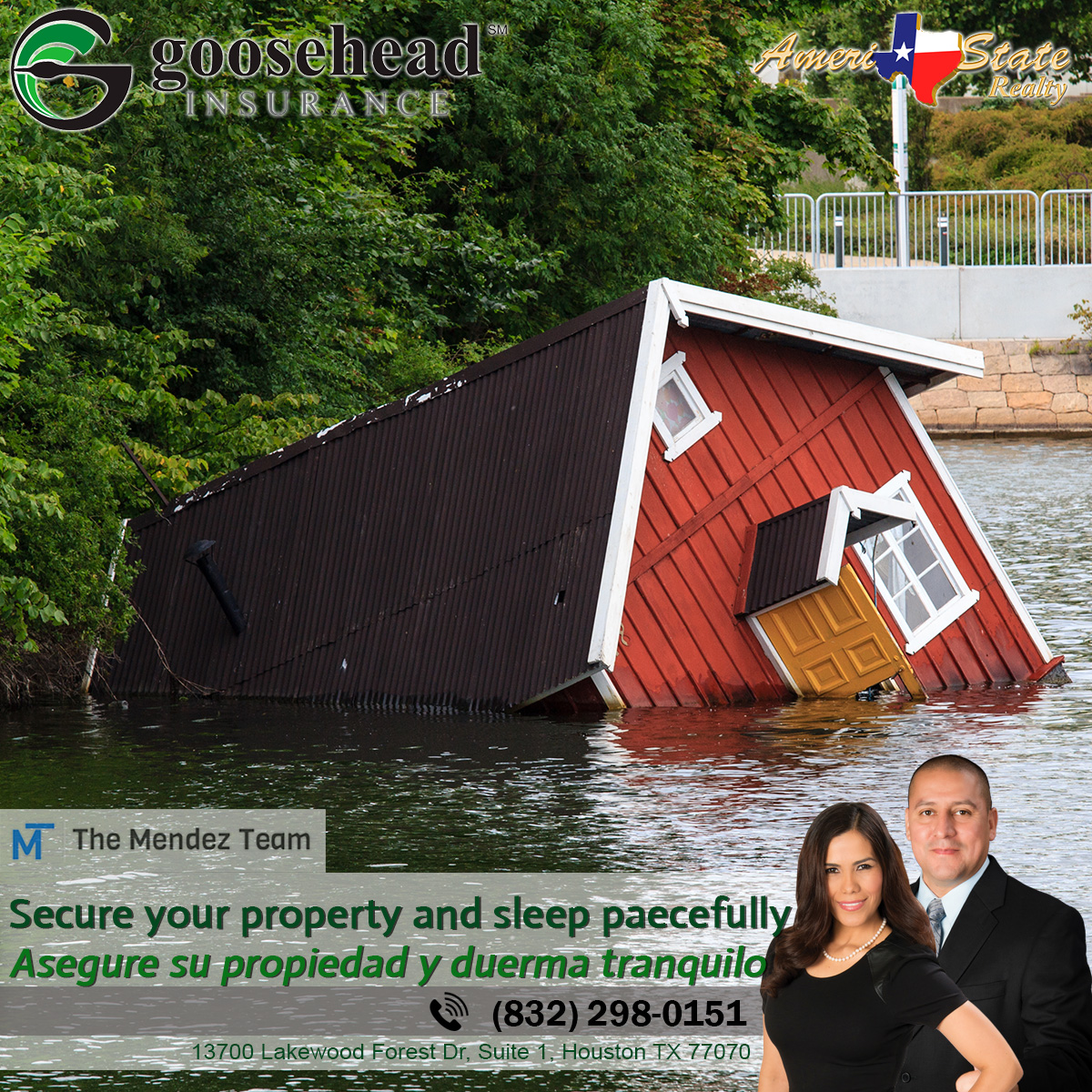 Now, we offer auto, home and flood insurance / Ahora