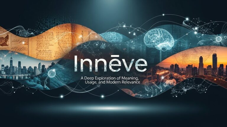 Innøve: A Deep Exploration of Meaning, Usage, and Modern Relevance